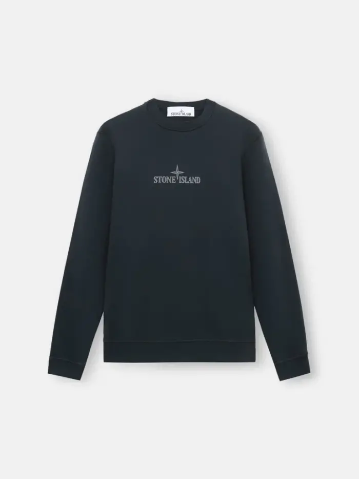 Crewneck Sweatshirt with 'Institutional One' Print